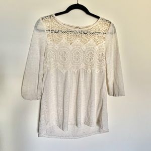 Casual lace blouse